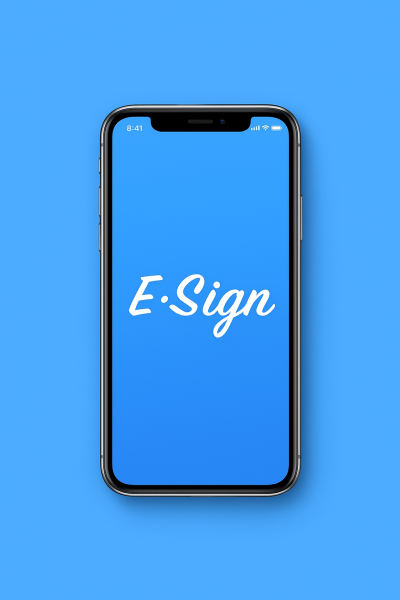 E-sign iPhone One Bot